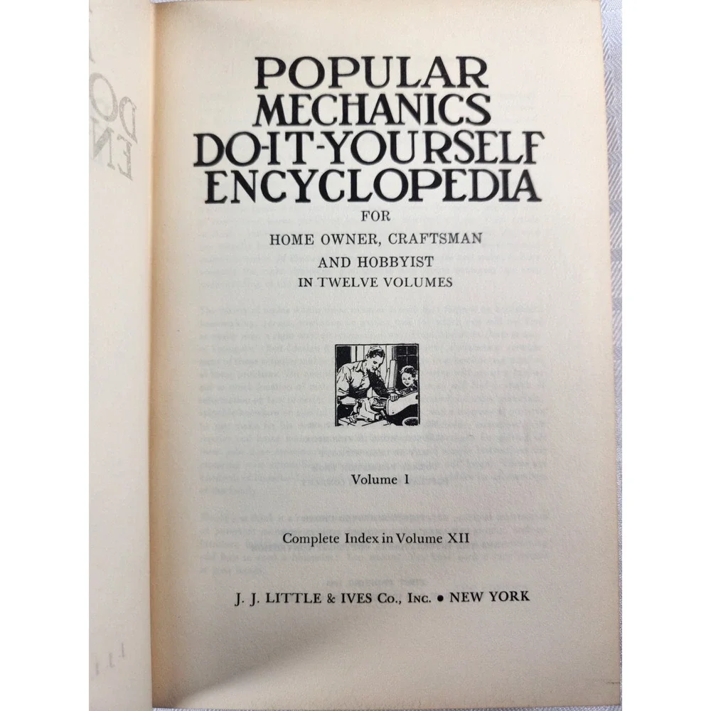 Popular Mechanics Do-It-Yourself Encyclopedia Complete Set 1-12 1955 First Print